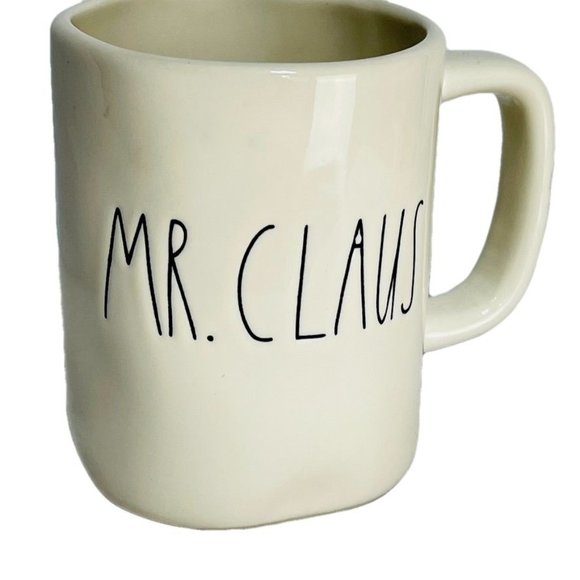 RAE DUNN ARTISAN COLLECTION by MAGENTA "MR. CLAUS" Cup16 oz Mug NEW - Picture 1 of 6